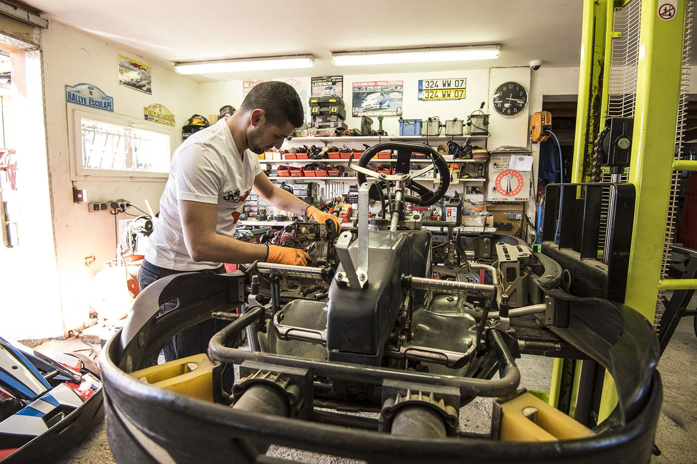 Karting Aubenas - The mechanical workshop